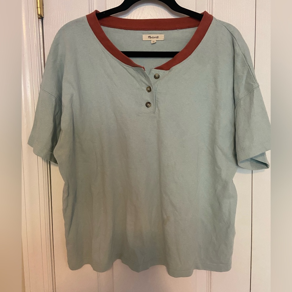 Madewell shirtsleeve Henley